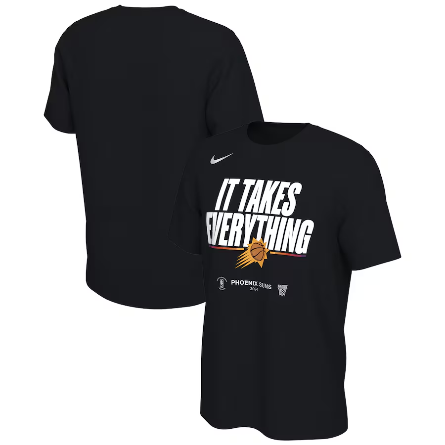 Men 2024 NBA Phoenix Suns black style #7 Tshirts->nba t-shirts->Sports Accessory